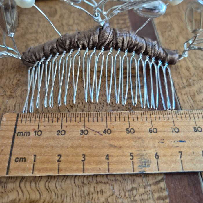 Handmade Olive Branch Tiara, Boxed