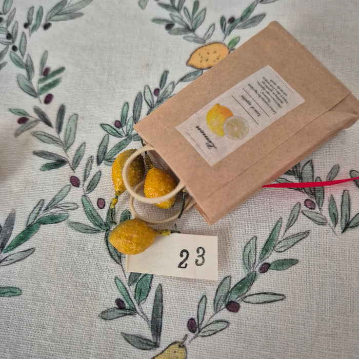 Miniaturist's Advent Calendar in Handpainted House