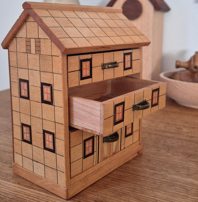 Miniature Japanese House-Shaped Dresser Shaped Plus Furniture