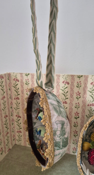 Victorian-Inspired Papier-Mache Easter Egg Style 1 (Decoupage)