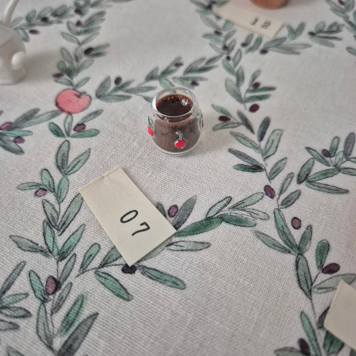 Miniaturist's Advent Calendar in Handpainted House