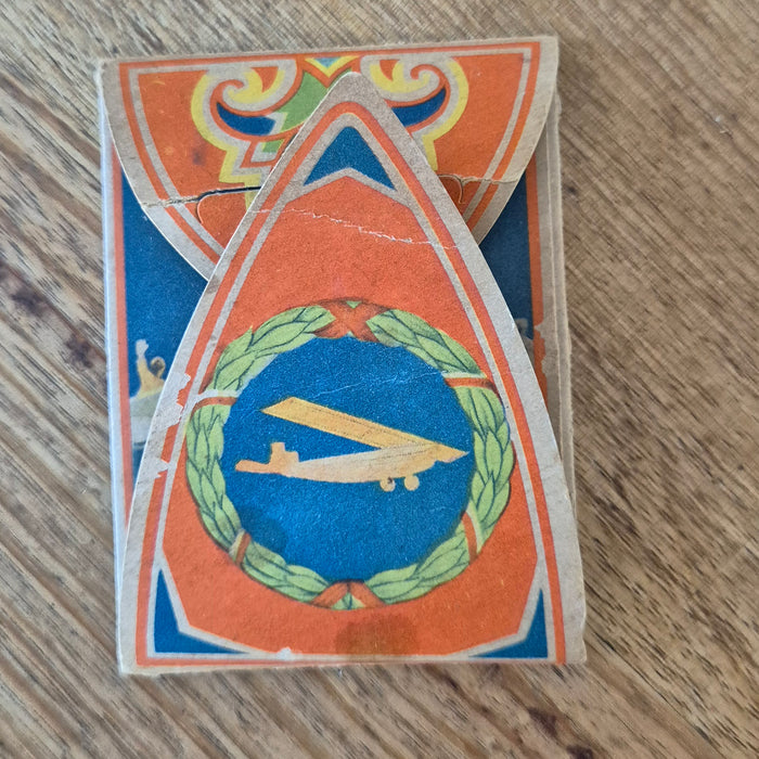 Vintage Trans-Atlantic Aeroplane Needle Book, with Contents