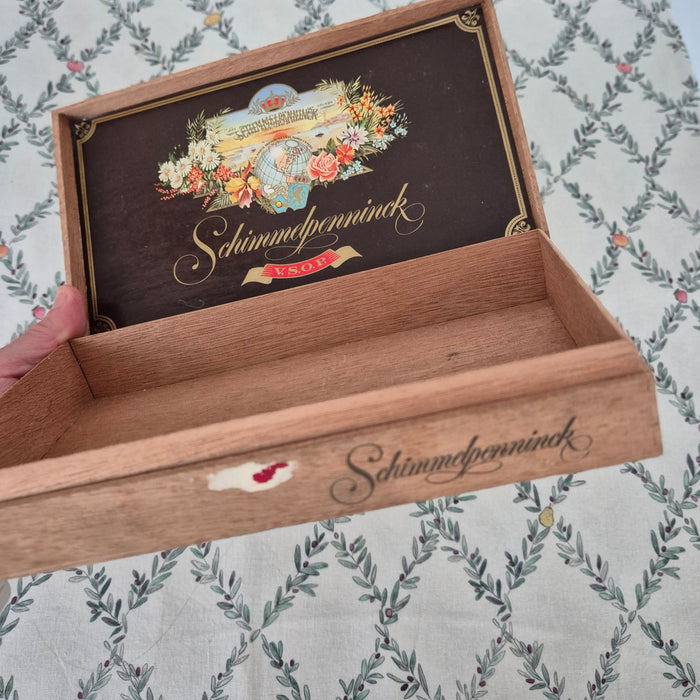 Miniaturist's Advent Calendar in Cigar Box