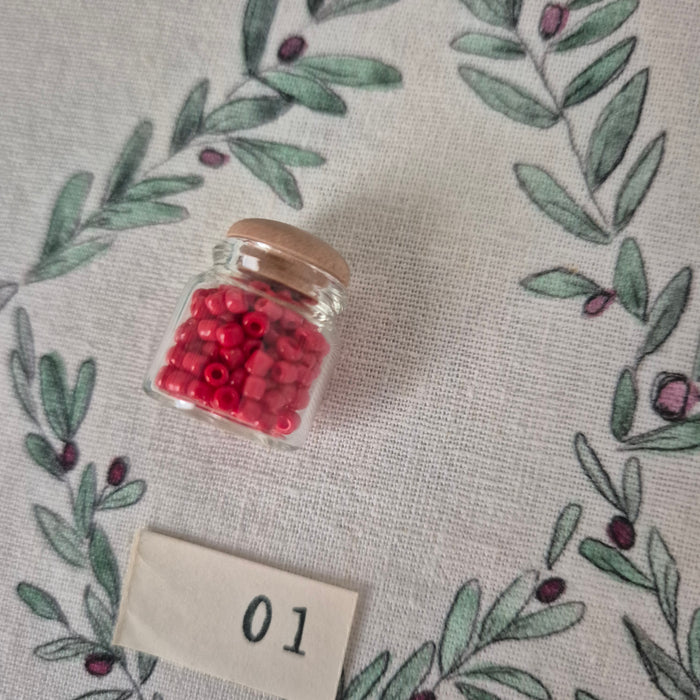 Miniaturist's Advent Calendar in Handpainted House