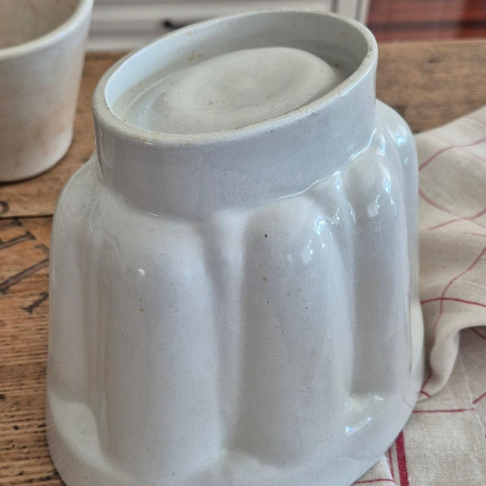 Antique Jelly Mould 1 - Large White