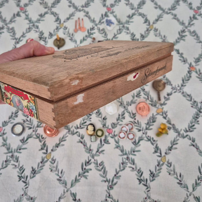 Miniaturist's Advent Calendar in Cigar Box