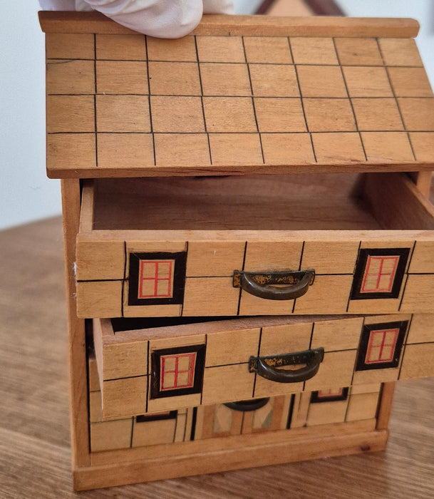 Miniature Japanese House-Shaped Dresser Shaped Plus Furniture
