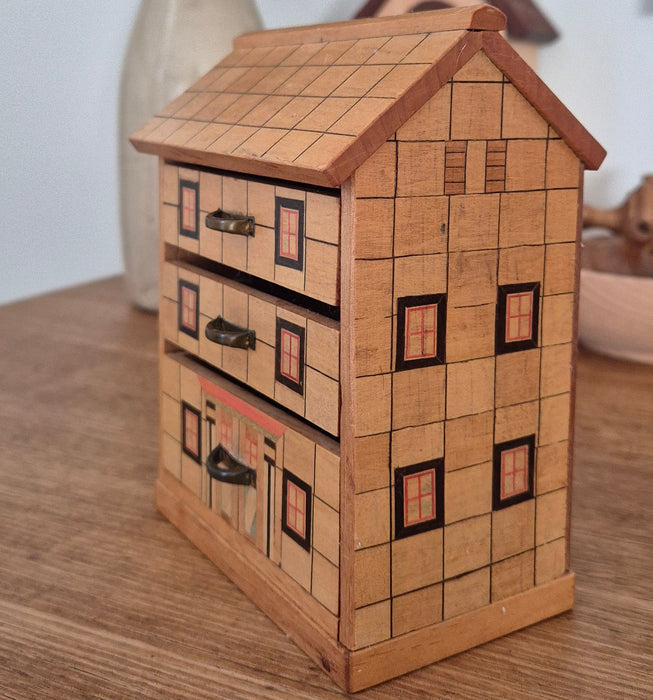 Miniature Japanese House-Shaped Dresser Shaped Plus Furniture
