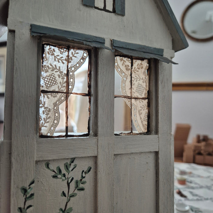 Miniaturist's Advent Calendar in Handpainted House