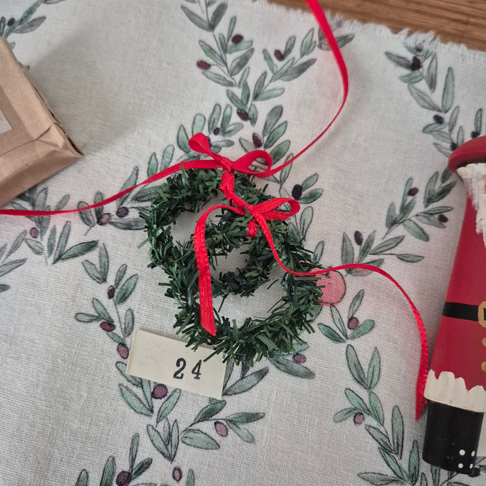 Miniaturist's Advent Calendar in Handpainted House