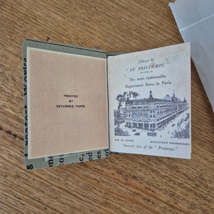 Miniature Paris Handmade Tiny Souvenir Book Version 1