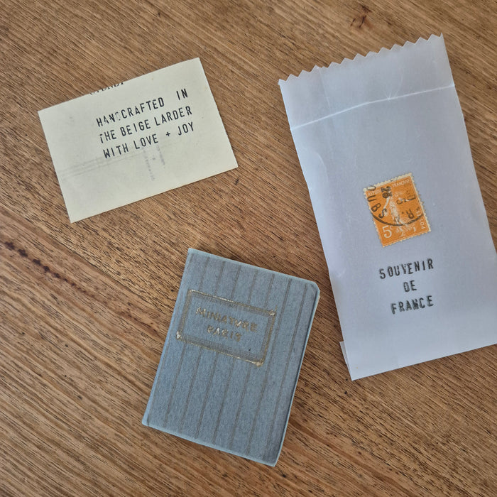 Miniature Paris Handmade Tiny Souvenir Book Version 1