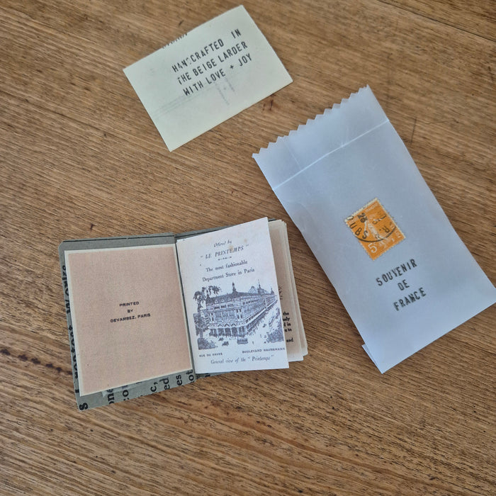 Miniature Paris Handmade Tiny Souvenir Book Version 1