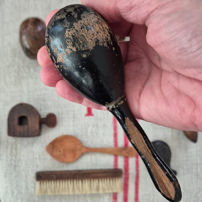 Group of Antique Wooden Hand-Hewn Objects
