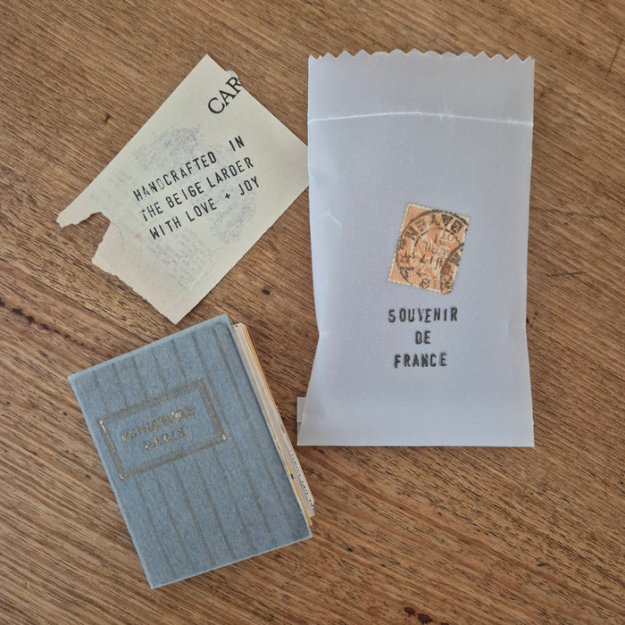Miniature Paris Handmade Tiny Souvenir Book Version 2