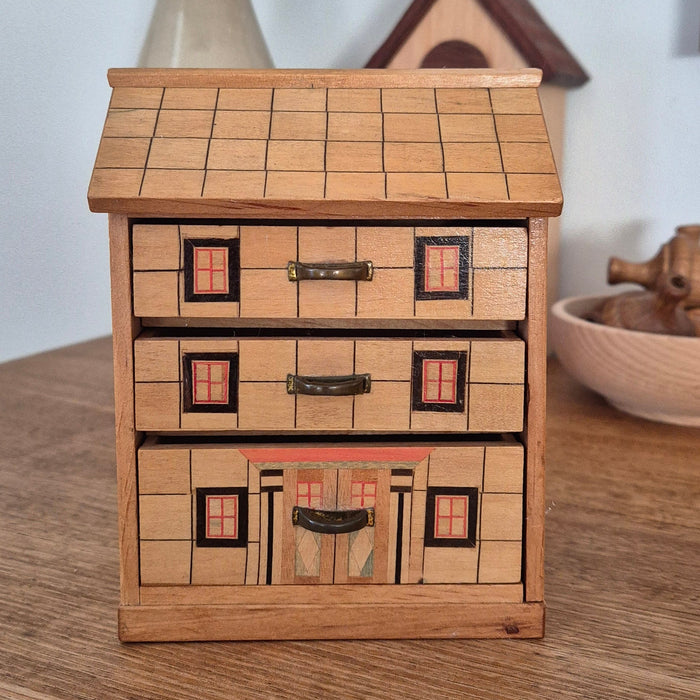 Miniature Japanese House-Shaped Dresser Shaped Plus Furniture