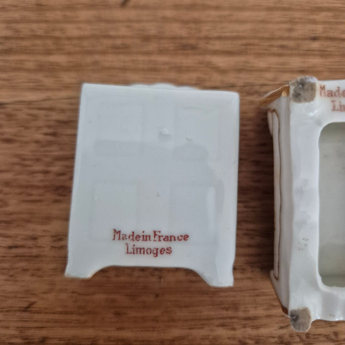 Vintage Miniature Limoges Furniture Set Made in France