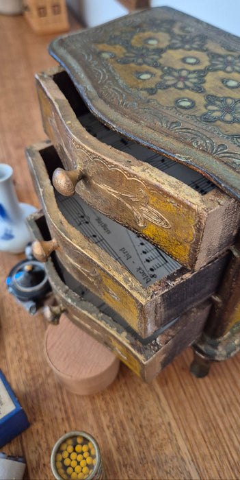 Miniature Florentine Chest Advent Calendar