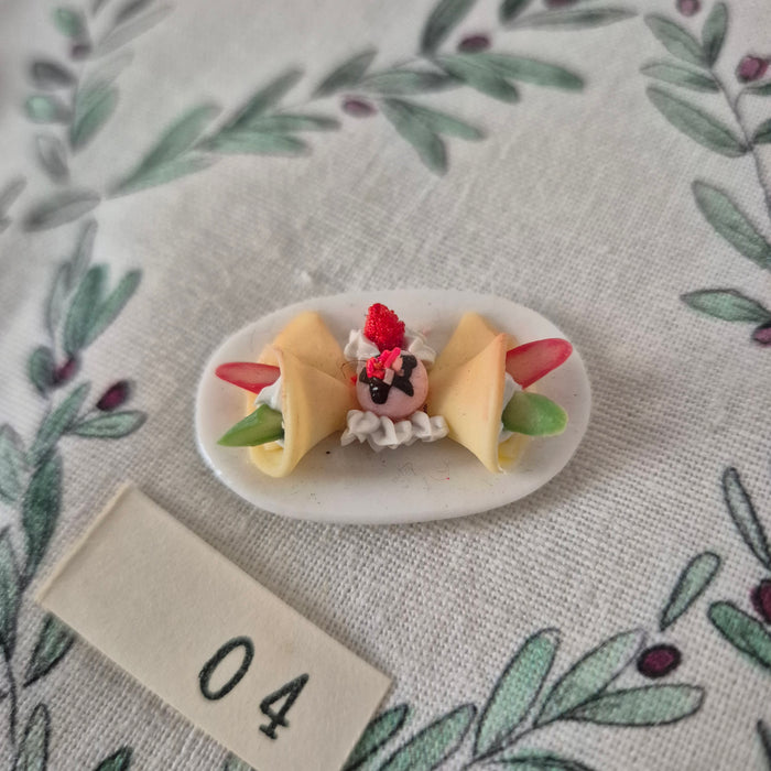Miniaturist's Advent Calendar in Handpainted House