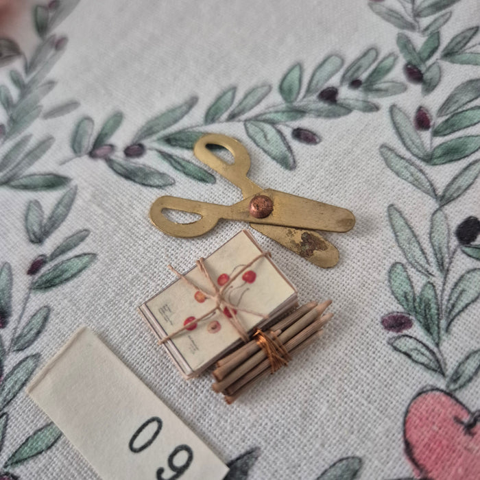 Miniaturist's Advent Calendar in Handpainted House