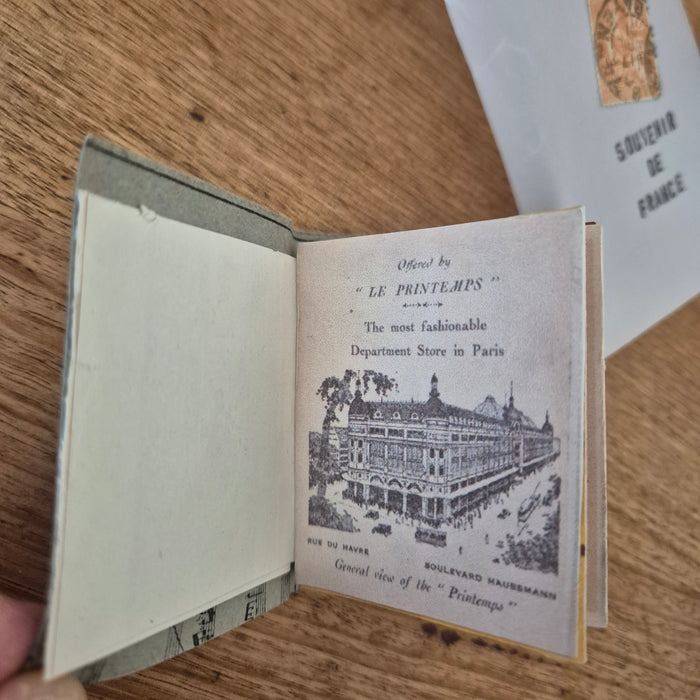 Miniature Paris Handmade Tiny Souvenir Book Version 2
