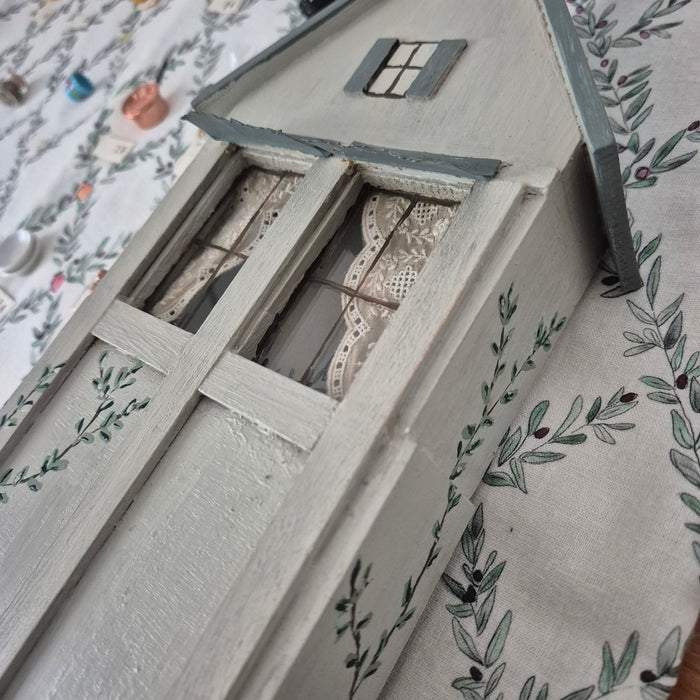 Miniaturist's Advent Calendar in Handpainted House