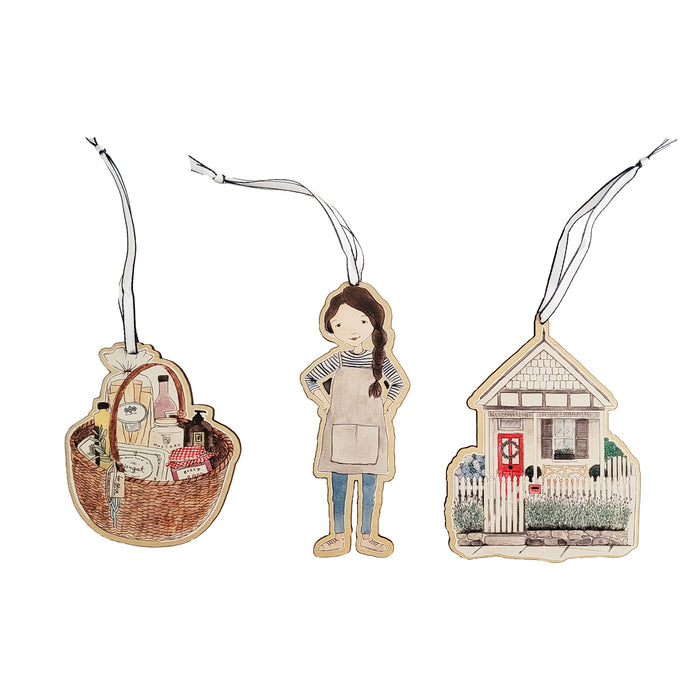 Olive and the Larder Very Limited-Edition Wooden Ornaments
