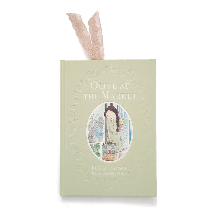 Bundle Saving: ‘Olive at the Market’ Book and ‘Olive’ Doll